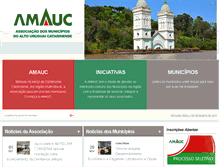 Tablet Screenshot of amauc.org.br